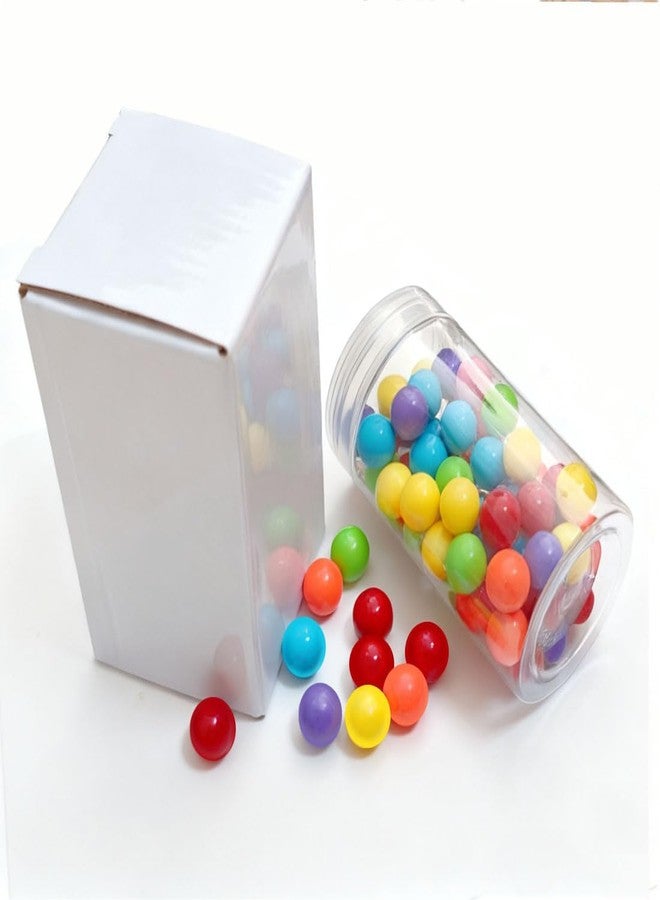 Witlans 60pcs Chinese Checker Game Replacement Balls,6 Solid Color 14mm Acrylic Marbles for Marble Run, Aggravation Traditional Games - Image 5