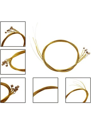 12 PCS Acoustic Guitar Strings, Ideal for Beginners and Performers, Including E-1st B-2nd G-3rd D-4th A-5th E-6th - view 2