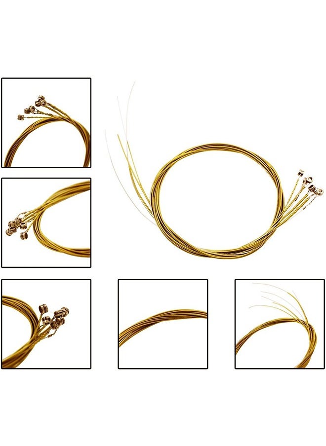 Generic 12 PCS Acoustic Guitar Strings, Ideal for Beginners and Performers, Including E-1st B-2nd G-3rd D-4th A-5th E-6th  - Image 2