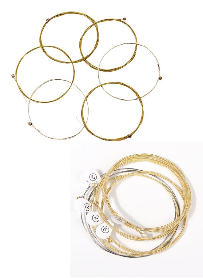 Generic 12 PCS Acoustic Guitar Strings, Ideal for Beginners and Performers, Including E-1st B-2nd G-3rd D-4th A-5th E-6th  - Image 4