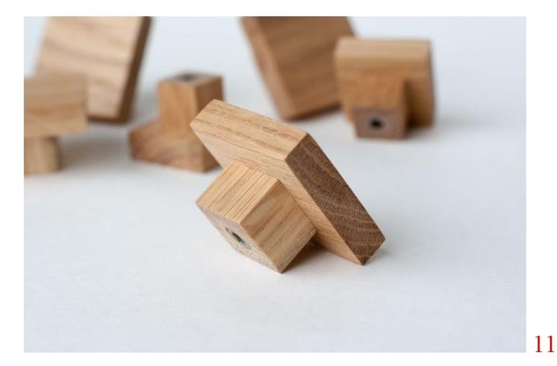 Interior HUT 3 Natural Teak Wooden Round Knobs Stylish Cabinet Drawer Pulls Handles Premium Wood Knobs for Wardrobe Dresser Drawers 1 Pair  - Image 1