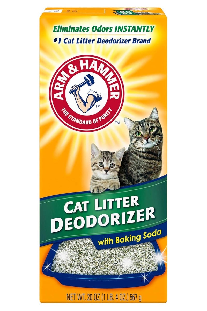 Arm & Hammer Cat Litter Deodorizer Powder, With Baking Soda, 567gm - Image 1