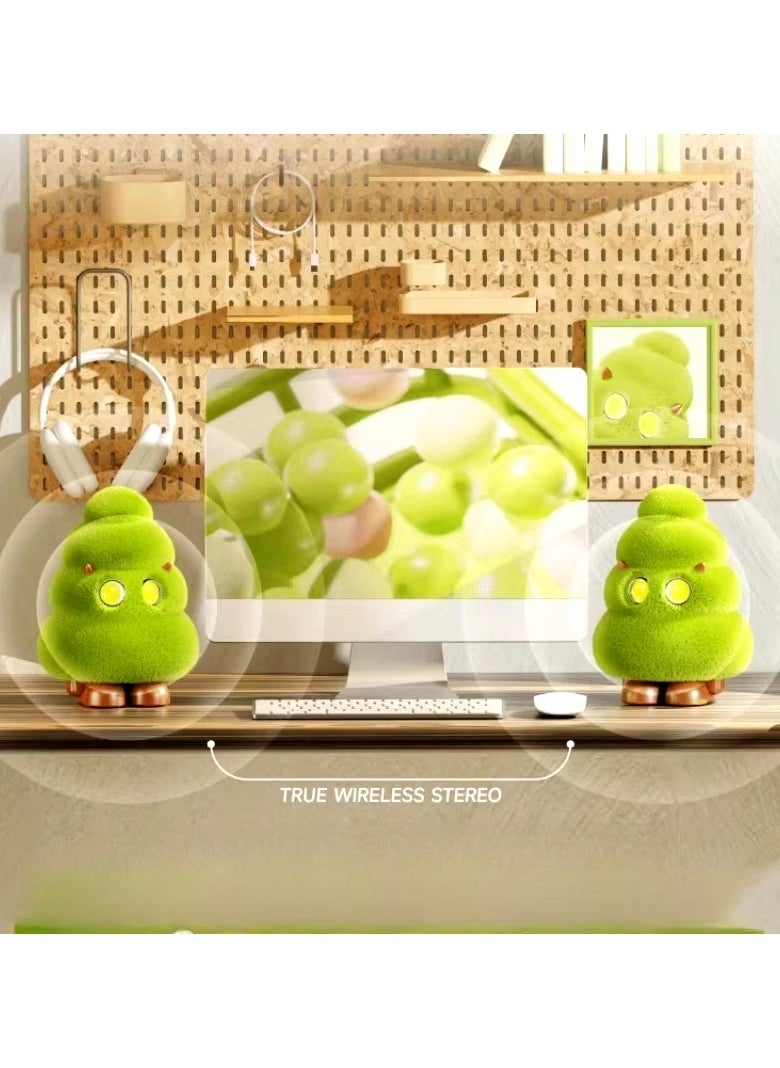 Amon Tree Monster AMON Wireless Speaker Bluetooth Dual Mode Plush Desktop Speakers Subwoofer  - Image 3