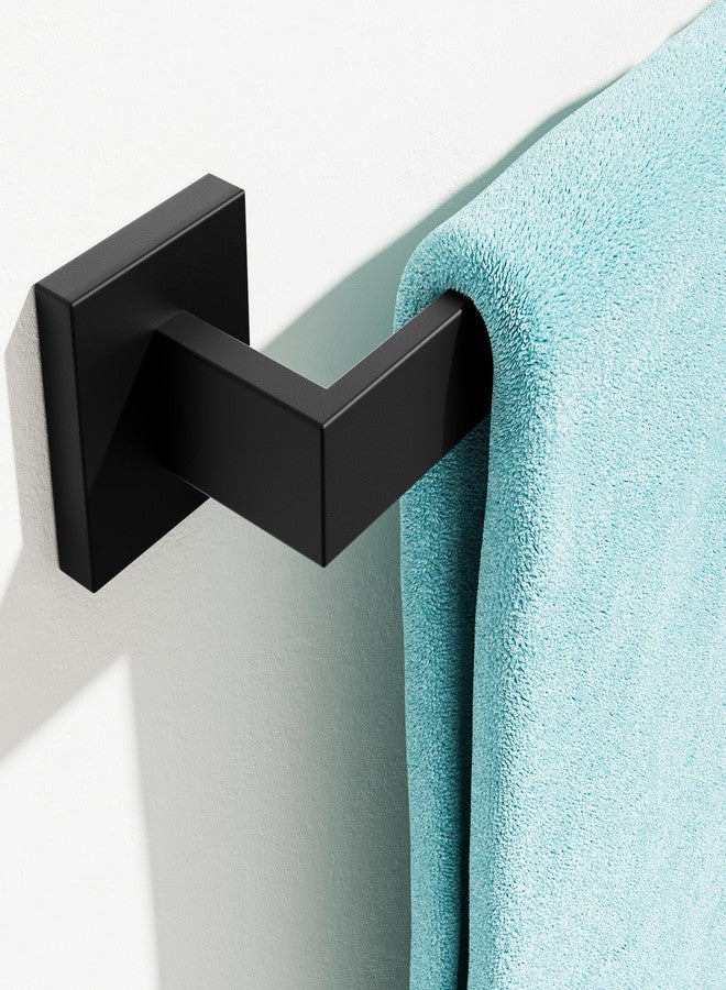 Alise Black Towel Bars,27.56 Inch Towel Holder Towel Racks for Bathroom and Lavatory,SUS304 Stainless Steel Hand Towel Hanger Rail Wall Mount,Useable Length 25.79 Inch Towel Bar, GYT070-B - Image 1