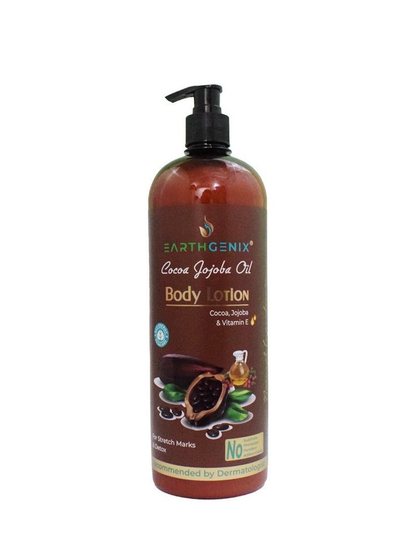 Earthgenix Cocoa Jojoba Oil Body Lotion 1000 Ml  - Image 1