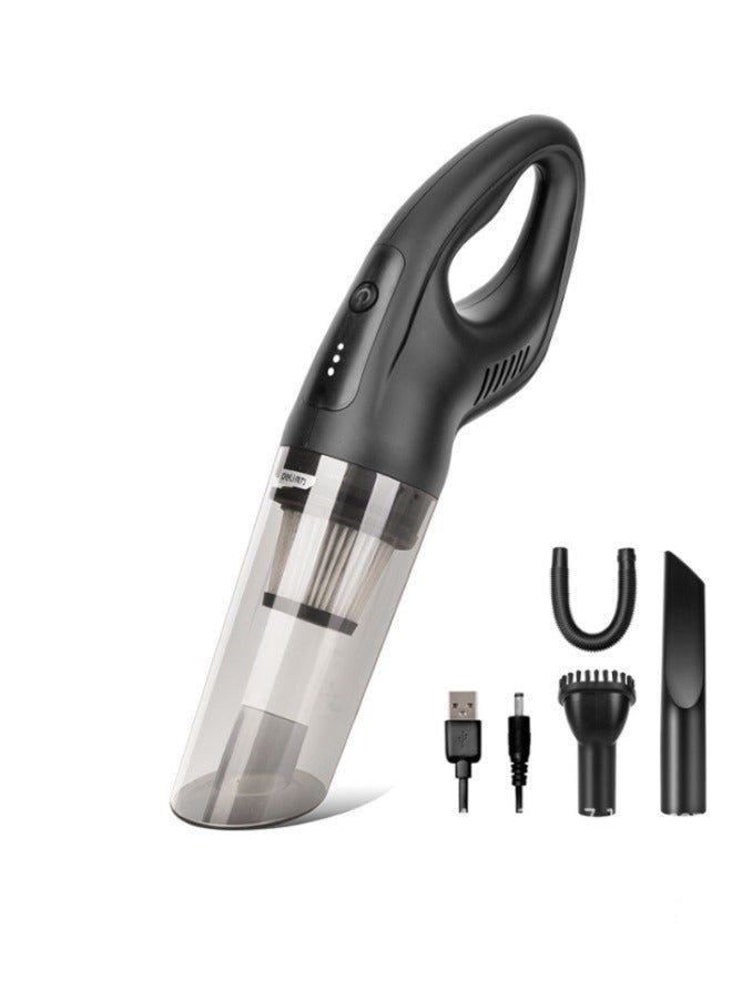Portable Car Vacuum Cleaner, Wireless Car Portable Vacuum Cleaner with Strong Suction, Flexible Hose, Easy to Use, for Muddy Hikes, Dog walks, and Beach Trips