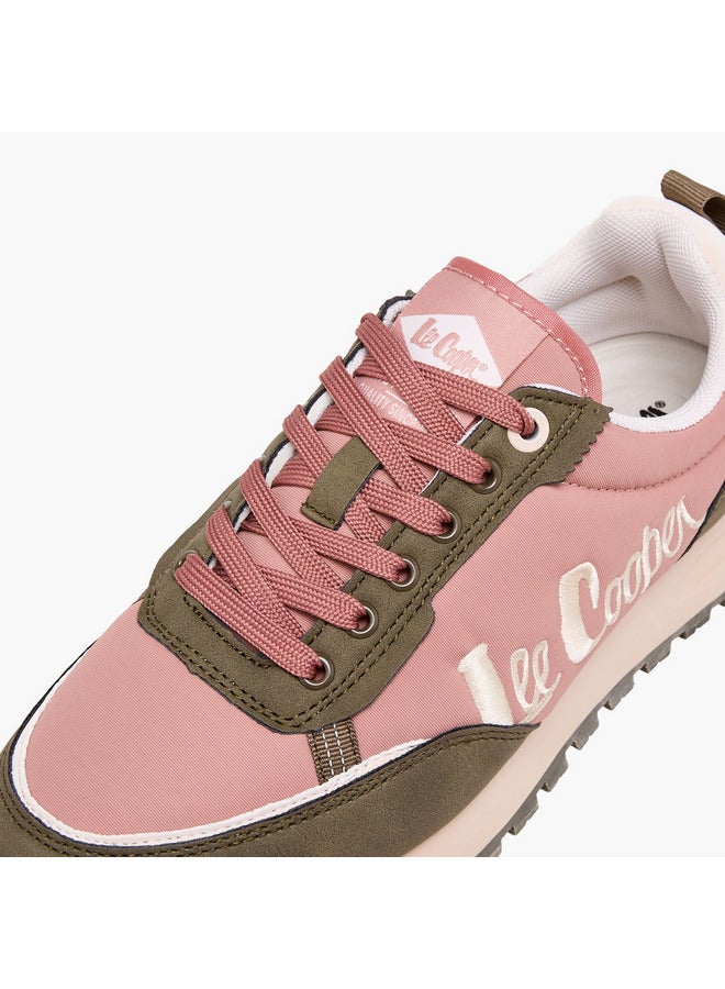 Lee Cooper Women's Logo Detail Lace-Up Sneakers - Image 4