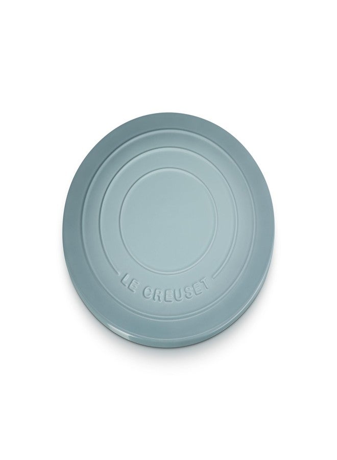 لو كروزي حجر بيتزا دائري من الخزف الحجري من لو كروزيه، 15 بوصة، لون ملح البحر - Image 1