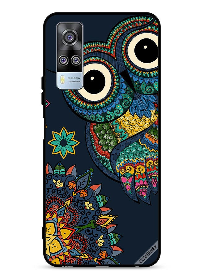 Covernex vivo Y53s 4G Protective Case Cover Floral Owl - Image 1