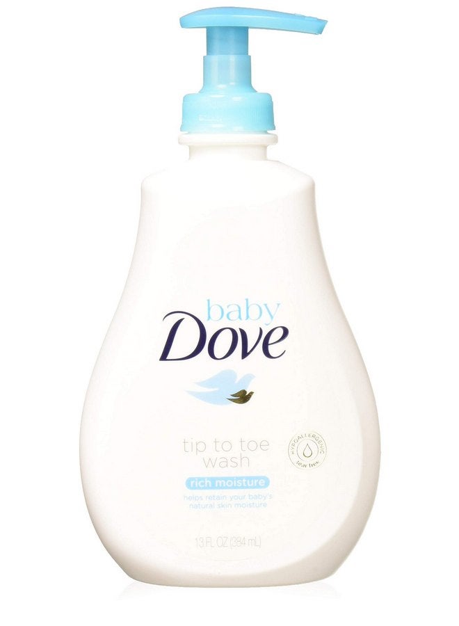 بيبي دوف غسول دوف بيبي من تيب تو تو 13 أونصة مضخة ترطيب غنية (384 مل) (عبوة من 6 قطع) - Image 1