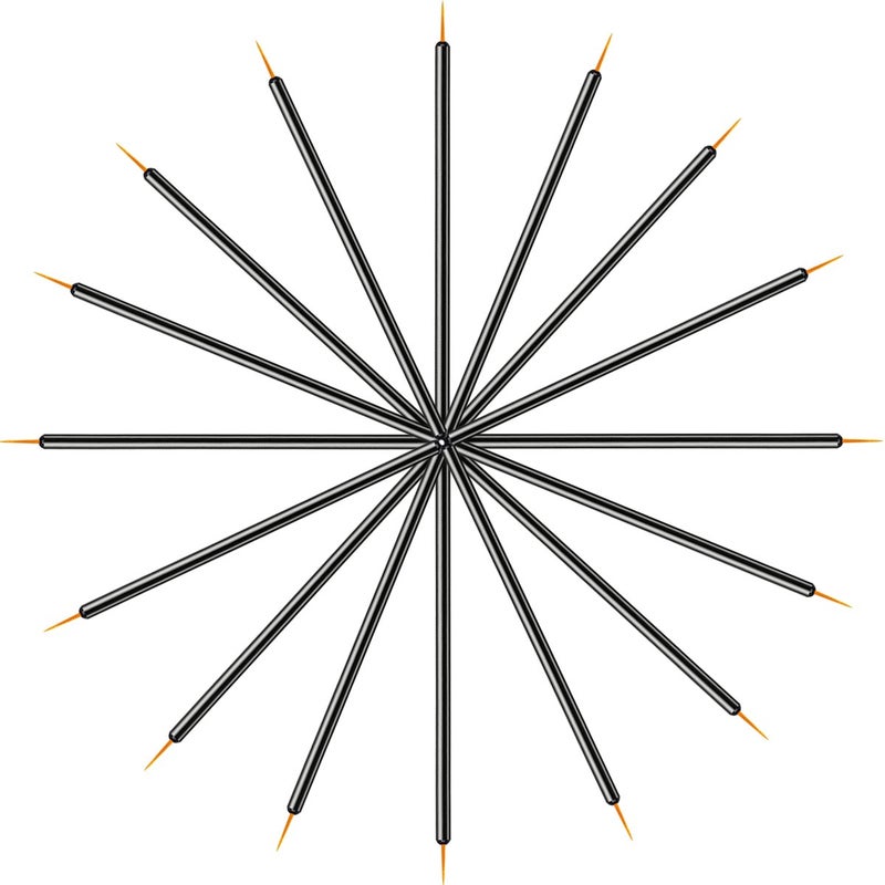 JASSINS 100 Pack Disposable Eyeliner Brush, JASSINS Eye liner Applicator Cosmetic Eye Wands Makeup Tool - Image 5