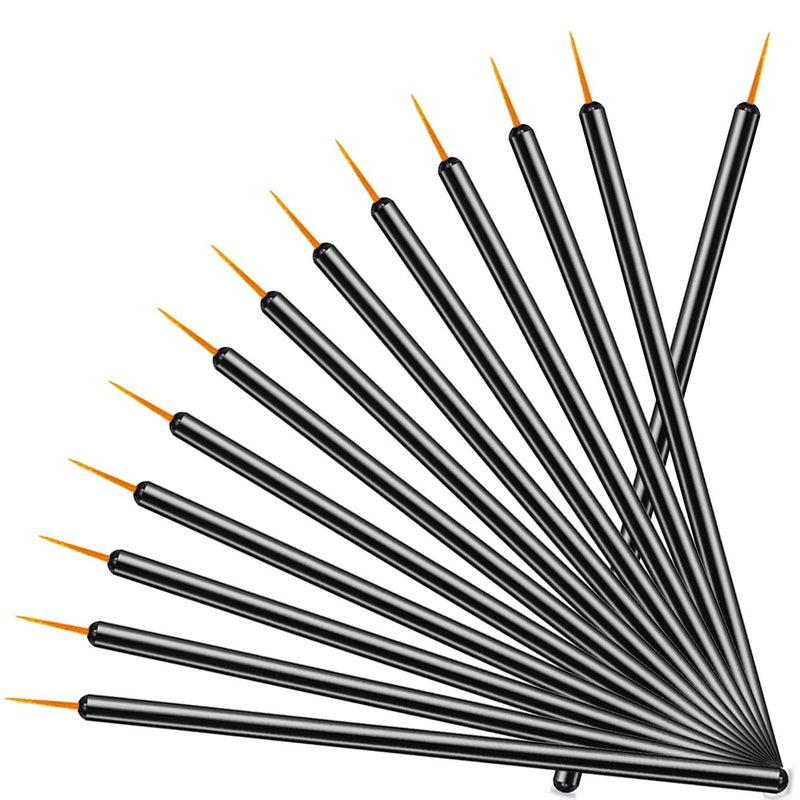 JASSINS 100 Pack Disposable Eyeliner Brush, JASSINS Eye liner Applicator Cosmetic Eye Wands Makeup Tool - Image 1