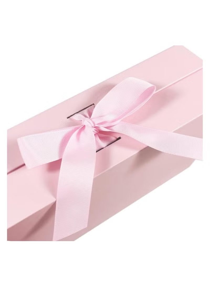 Neox 2 PCS Gift Boxes,31*26*9cm Pink Large Gift Box with Ribbon, Luxury Magnetic Empty Gift Boxes,Folding Gift Boxes for Presents With Lid, Suitable for Festival, Birthday, Anniversary, Large Gift Boxes with Lid Ribbon and Magnetic Closure for Wrapping Gifts Folding Gift Boxes for Presents With Lid, Suitable for Festival, Birthday, Anniversary - Image 5