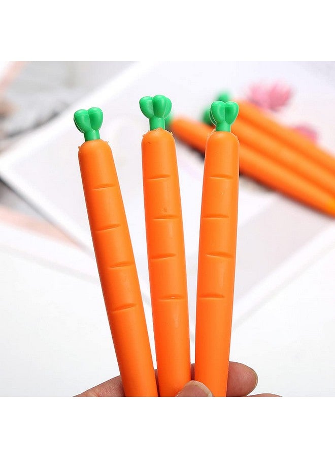 sencoo 4 Pack Carrot Mechanical Pencil Creative Student Stationery Children Brithday Present School Prize Kiddos Gift (0.5Mm) - Image 1