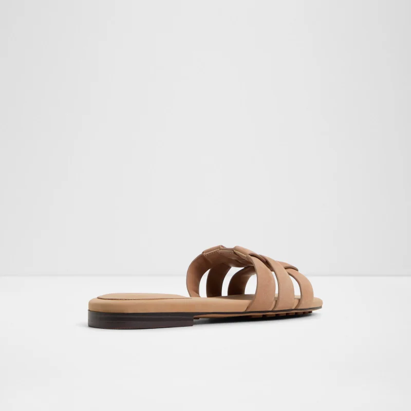 ALDO  GOTOSANDAL Textured Flat Sandals for Women | Best Price UAE