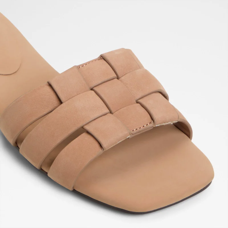 ALDO  GOTOSANDAL Textured Flat Sandals for Women | Best Price UAE