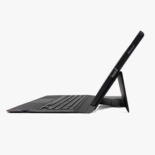 ProElite Wireless Bluetooth TouchPad Keyboard case for Samsung Galaxy Tab S6 Lite 10.4 Inch SM-P610/P615 with Pen Holder, Black - Image 3