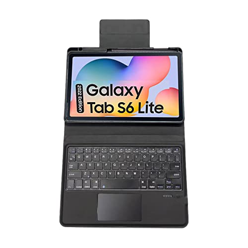 ProElite Wireless Bluetooth TouchPad Keyboard case for Samsung Galaxy Tab S6 Lite 10.4 Inch SM-P610/P615 with Pen Holder, Black - Image 5