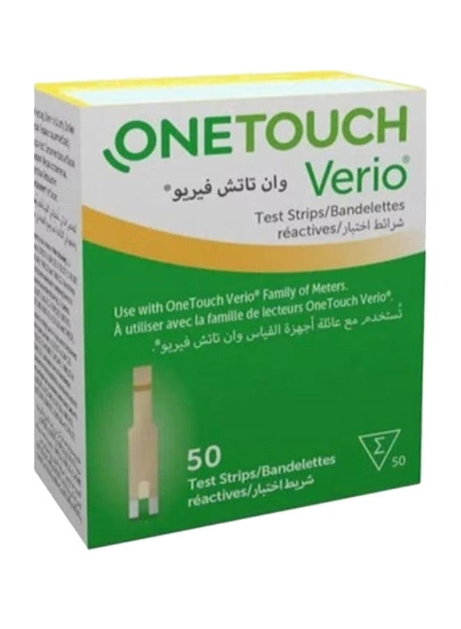 ون تاتش شرائط اختبار سكر الدم وان تاتش فيريو - 50 شريط - Image 1