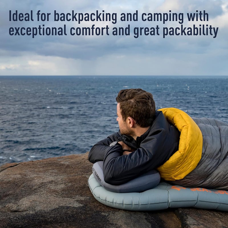 Sea to Summit Aeros Premium Pillow Deluxe - Navy Blue - Image 4