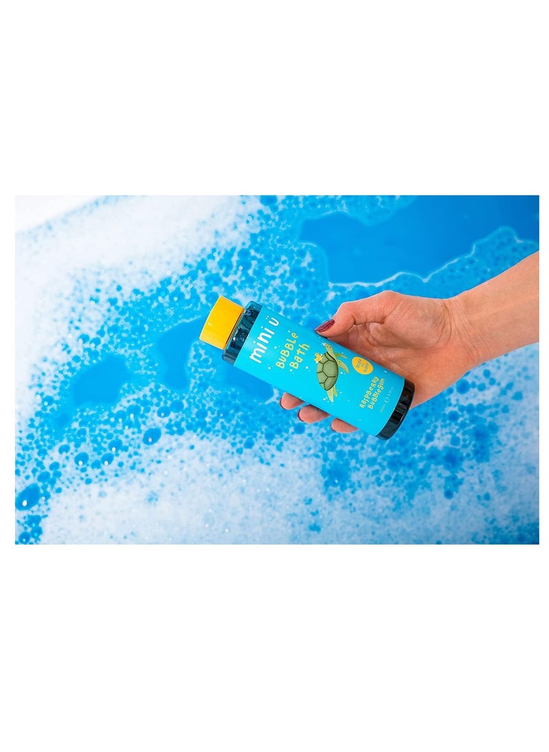 mini-u - Bubble Bath for Babies & Kids: Raspberry Bubblegum - Gentle, Tear-Free Formula for Sensitive Skin - Perfect for Fun and Bubbly Bath Time - Delightful Scent to Make Bathing Enjoyable - Image 1