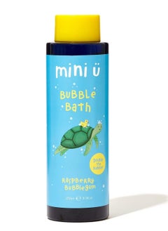 mini-u Bubble Bath for Babies & Kids: Raspberry Bubblegum - Gentle, Tear-Free Formula for Sensitive Skin - Perfect for Fun and Bubbly Bath Time - Delightful Scent to Make Bathing Enjoyable  - Image 1
