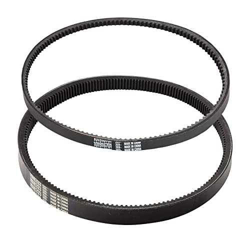 10L0L Clutch Drive Belt & Starter Generator Belt Kit for Club Car DS 1997-up, Club Car Precedent 2004-up Gas Golf Cart, Replace OEM 101916701 1016203 - Image 4