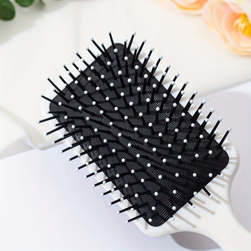 1 Pc Cartoon Cherry Bow Leopard Print Air Cushion Comb Scalp Massage Hair Smoothing Styling Comb - Image 3