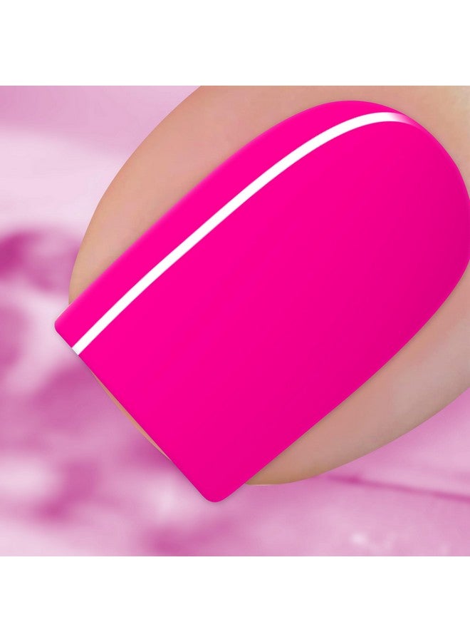 BURANO Gel Nail Polish Gel Gel Polish 15Ml Gel Colors Gel Neon Gel Soak Off Uv Led Nail Lamp Gel Polish 1 Bottle 0.5 Oz Nail Art Diy Home Hot Color Nails (Hot Pink 692) - Image 1