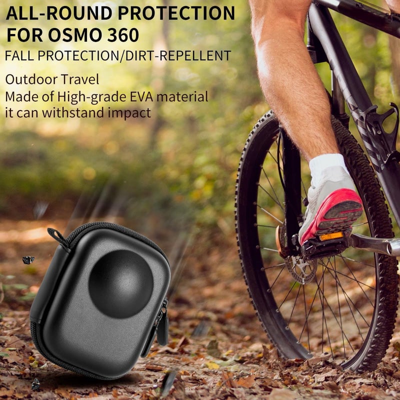Vertus حقيبة تخزين لحمل كاميرا DJI Osmo 360 (صلبة|سوداء) - Image 2