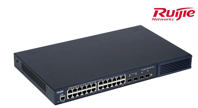 Ruijie RG-S2910-24GT4XS-UP-H, 24-Port Gigabit L2+ Managed PoE Switch with SFP+ - Image 2