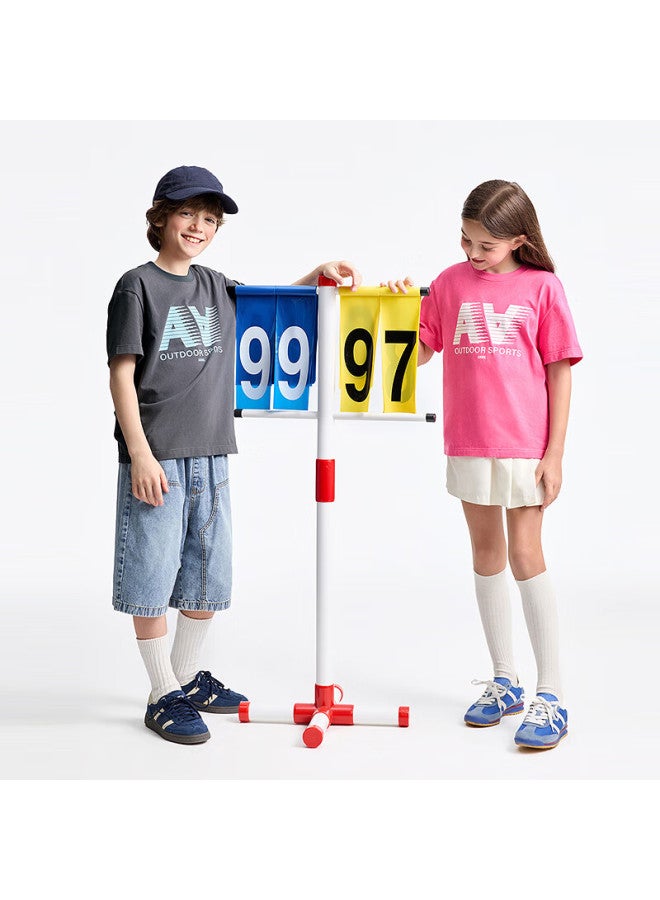 Annil Children'S Round Neck Short Sleeve T-Shirt Summer New Pure Cotton Sports Quick-Drying Casual Top - Image 3
