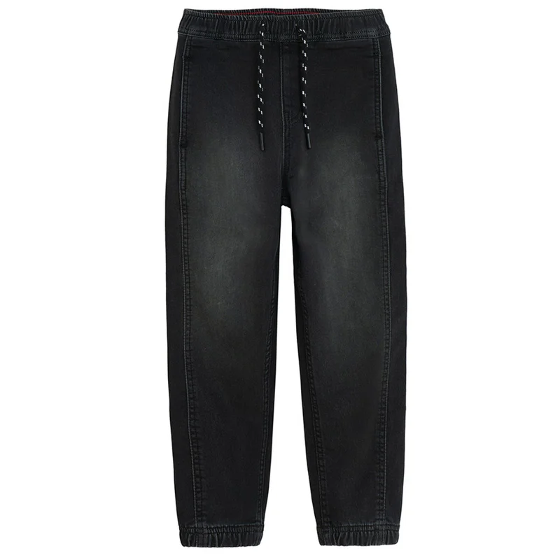 Cool Club BLACK COTTON, POLYESTER, ELASTANE TROUSERS