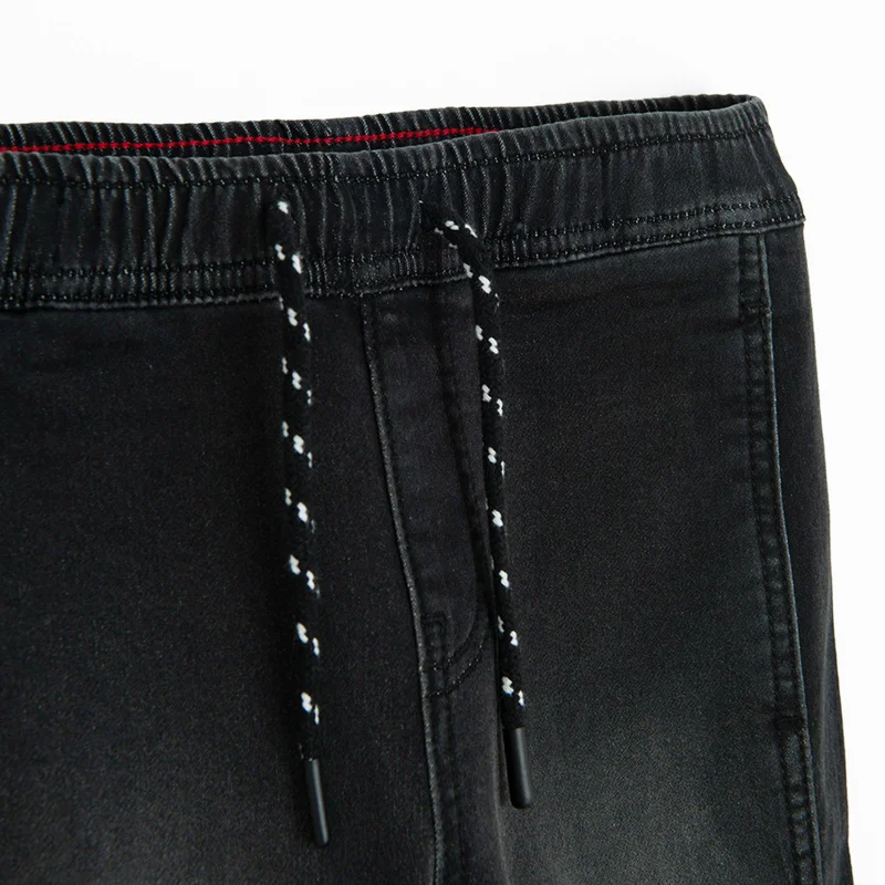 Cool Club BLACK COTTON, POLYESTER, ELASTANE TROUSERS