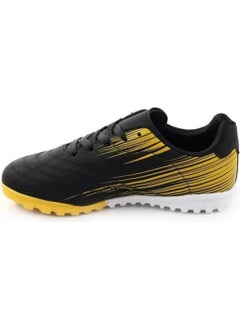 Cool Ronaldo Black Boys Lace-Up Artificial Turf Football Shoes  - Image 2