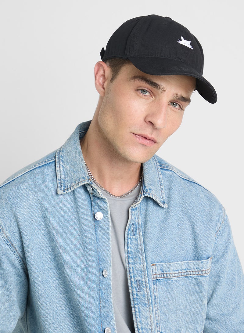 سفنتي فايف قبعة كاجوال مطرزة بالقطط - Image 4