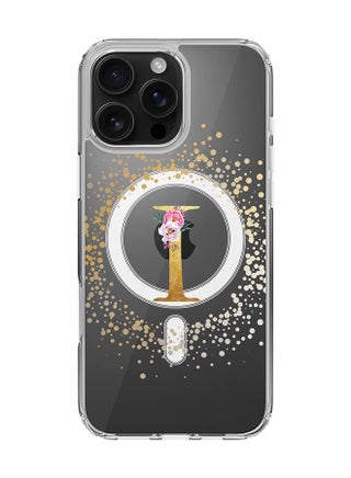 Custom Monogram Floral - I  (Clear )