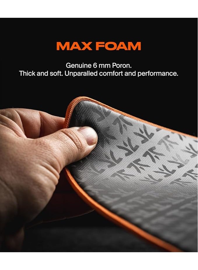 فناتيك وسادة ماوس MAX FOCUS3 XL برو للألعاب مع طلاء مقاوم للماء، قاعدة مصنوعة من رغوة PORON غير القابلة للانزلاق، وحواف محبوكة بدقة (بحجم 18.9 × 18.9 × 0.24 بوصة). - Image 2
