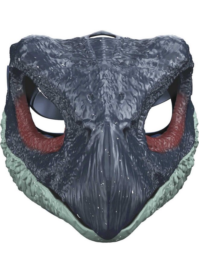 Mattel Games Mattel Jurassic World Dominion Dinosaur Mask, Therizinosaurus Dino Role-Play Toy & Costume Accessory with Opening Jaw & Movie-Inspired Design  - Image 1