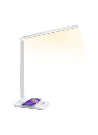 Dimmable LED Desk Lamp with Wireless Charger & USB Port, 5 Lighting Modes, Touch Control, Eye-Caring Design, 30/60 Min Auto-Off Timer - Perfect for Reading & Office Use. - pzsku/ZAB136DC46EF5DE434A82Z/45/_/1723097081/0ac6ded7-e267-40e7-bd67-fe14580aad39