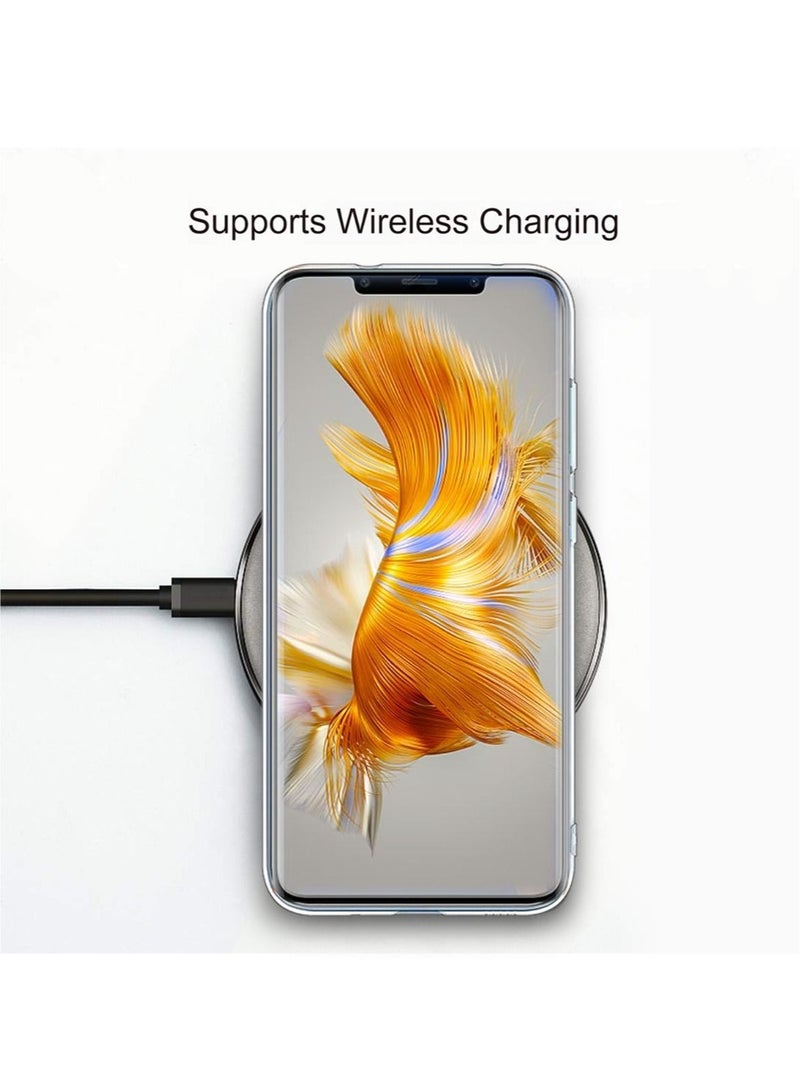 Techie Huawei Mate 50 Pro TPU soft corner ultra slim clear case Shockproof anti fingerprint transparent protective back cover - Image 4