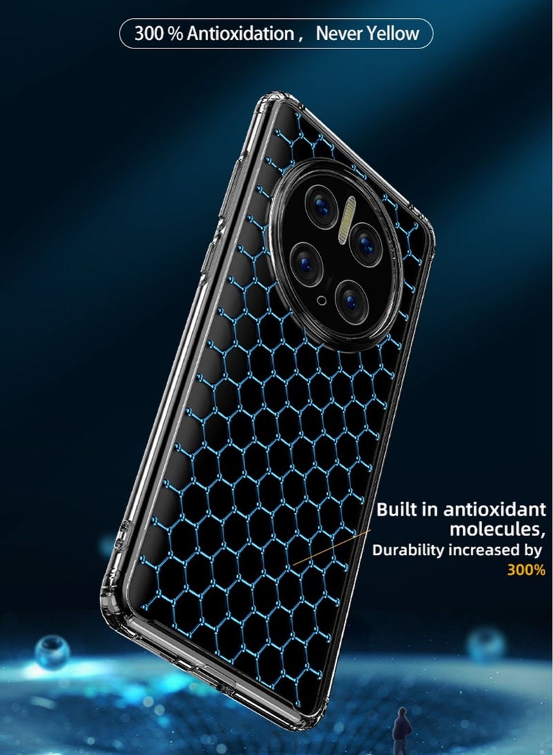 Techie Huawei Mate 50 Pro TPU soft corner ultra slim clear case Shockproof anti fingerprint transparent protective back cover - Image 5