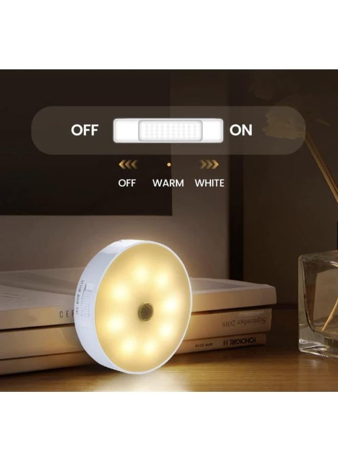 قطعتان من مستشعر الحركة 2 في 1 ضوء ليلي ذكي LED إدراج ضوء الغسق إلى الفجر مستشعر توفير الطاقة، إضاءة ليلية LED لغرفة النوم، الحمام، المطبخ، - Image 3