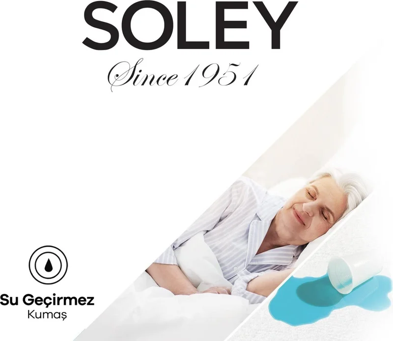 سولي | Liquid Proof Fited Cotton Mattress Protector Single / Double Mattress Protector