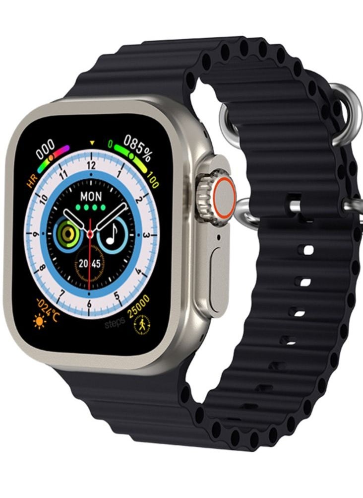 AROAQ - ZW8 Ultra Max Personalized Smartwatch 2.05 Inch Screen Display 200mAh Battery Voice Assistance Feature Wireless Charging Bluetooth Smart Watch - Image 1