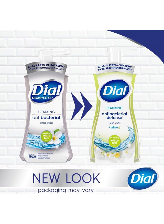 Dial Antibacterial Foaming Hand Wash, Soothing White Tea, 7.5 fl oz - Image 2