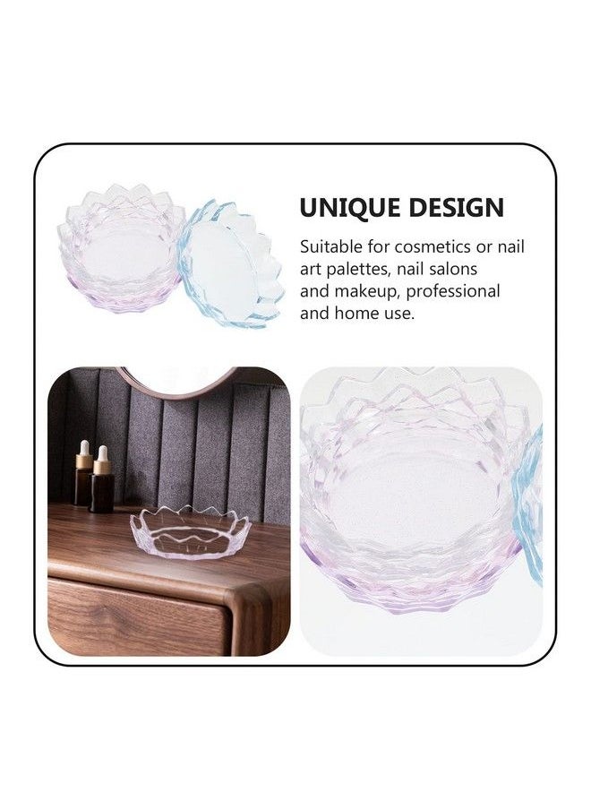 Beaupretty 5Pcs Nail Art Palette Nail Art Pen Holder Nail Mixing Palette Polish Color Mixing Plate Uv Gel Brush Polish Pen Rest Storage Manicure Tool Supplies  - Image 5
