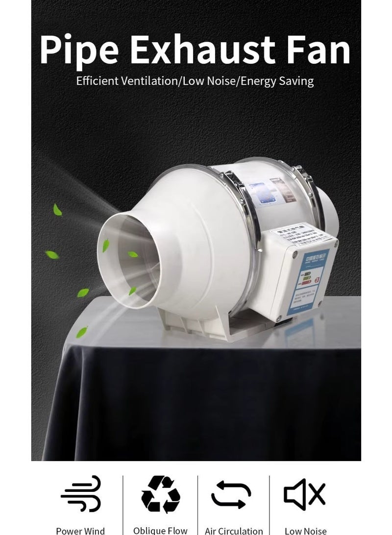 TASVORA Powerful Duct Exhaust Fan | Kitchen & Bathroom Ventilation | Commercial & Toilet Ceiling Exhaust Fan | Silent & High Airflow - Image 4