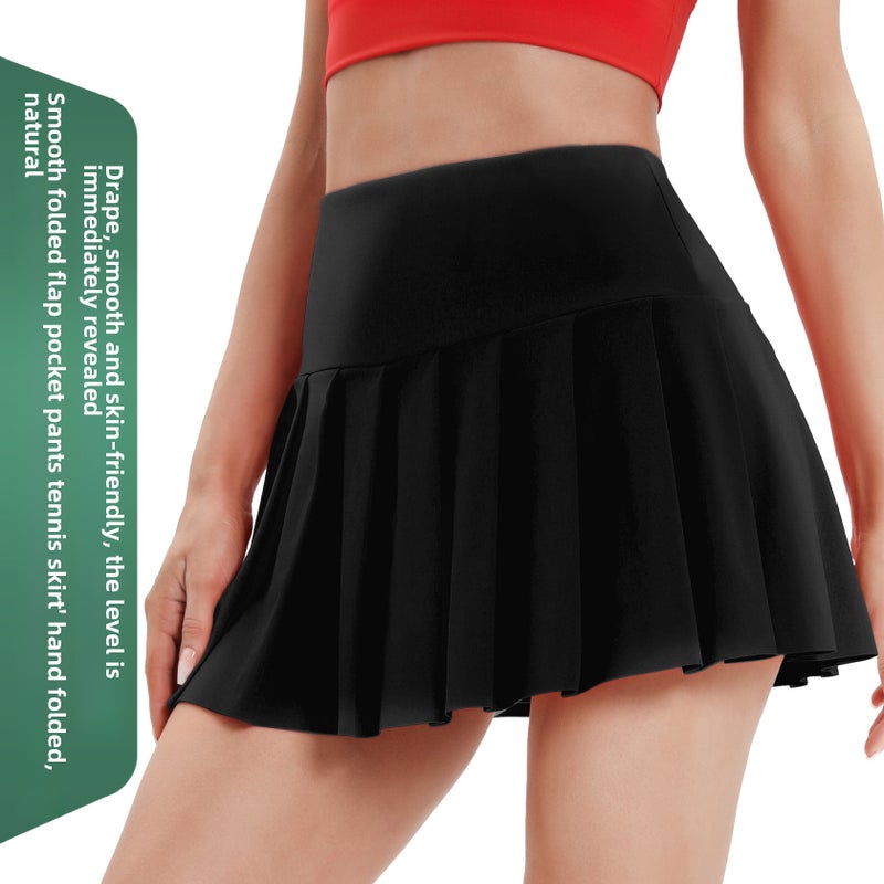 Generic Quick-Dry Anti-Exposure Tennis Skirt White - Image 5