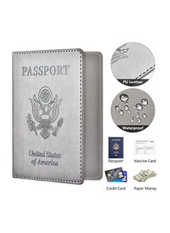 We Happy Travel Passport ID Card Wallet Holder Cover RFID Blocking Leather Purse Case USA  - Image 4